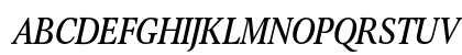 Concorde Nova Italic Preview