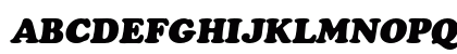 Cooper Std Black Italic Uppercase Preview