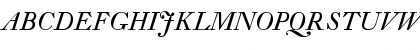 DTLFleischmannSD Italic Font