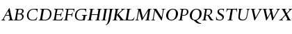 DTL Haarlemmer D Medium Italic Font
