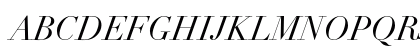 Linotype Didot Italic Oldstyle Figures Uppercase Preview