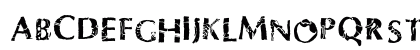 Dinosaur FontasaurusText Uppercase Preview