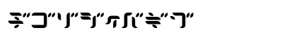 Dorisorange Katakana Uppercase Preview