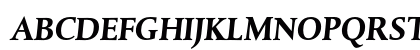 DTL Albertina T Caps Bold Italic Preview