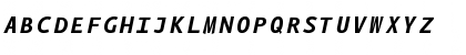 Eureka Mono Bold Italic Font