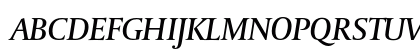 DTL Paradox T Caps Medium Italic Preview