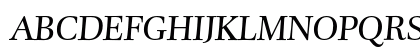DTLUnicoST Italic Preview