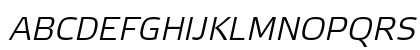 Elektra Light Pro Italic Uppercase Preview