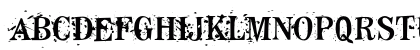 F2FMadZine LT Std Dirt Regular Uppercase Preview