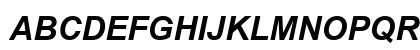 Arial Cyr Bold Italic Preview