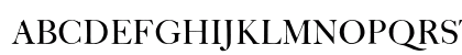 FCaslon Fortytwo ITC Std Regular Uppercase Preview