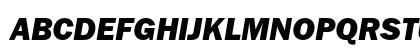 ITC Franklin Gothic Heavy Italic Preview