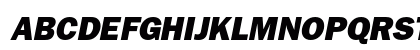 ITC Franklin Gothic Heavy Oblique Preview