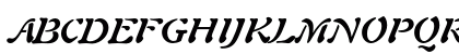 Freeform 721 Bold Italic Preview