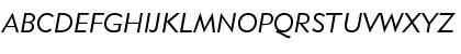 Geometric 415 Lite Italic Font
