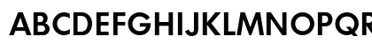 Futura Maxi CG Demi Regular Uppercase Preview