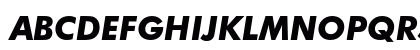 Futura Bold Italic Preview