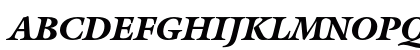 ITC Galliard Std Black Italic Preview