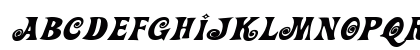 Action Is JL Expanded Italic Uppercase Preview
