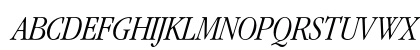 Garamond ITC Condensed BQ Regular Uppercase Preview