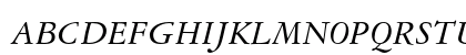 Garamond Three Italic Preview