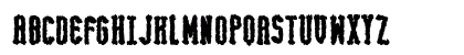 LD Smokey Regular Uppercase Preview