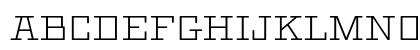 Geometric CG Light Regular Uppercase Preview