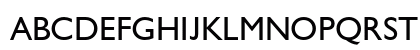 Gill Sans Infant Std Regular Uppercase Preview