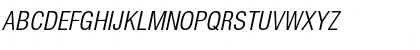 Helvetica .Condensed Light Oblique Font