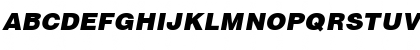 Helvetica LT Std Black Oblique Font