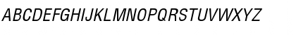 Helvetica LT Std Condensed Oblique Font