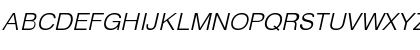 Helvetica LT Std Light Oblique Font