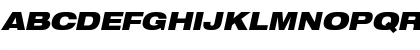 Helvetica Neue 93 Black Extended Oblique Font