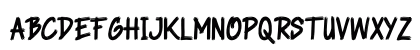Grass Sun Regular Uppercase Preview