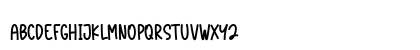 Groovy Babe Regular Uppercase Preview