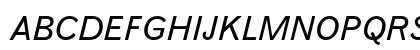 Grotesque MT Std Italic Preview