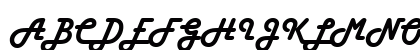 Harlow Solid Italic Italic Uppercase Preview