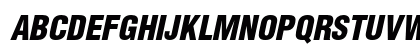 Helvetica Condensed Black Oblique Preview