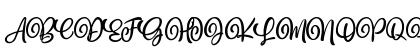 Blantick Script Regular Uppercase Preview