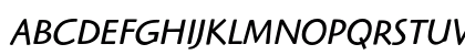 HighlanderEF BookItalic Preview