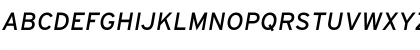 Interstate Regular Italic Font