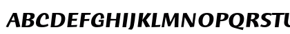 Humana Sans ITC Bold Italic Preview