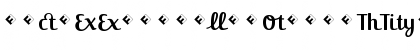 Jackie-Ligatures Regular Font