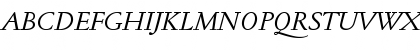 Jannon Text OSF Italic Font