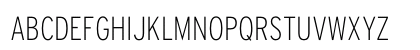 Interstate ExtraLight Cond Uppercase Preview