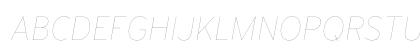 Interstate Hairline Italic Preview