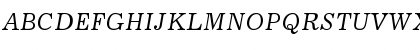JournalC Italic Font
