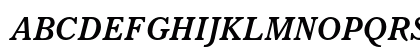 Italian Old Style MT Std Bold Italic Uppercase Preview