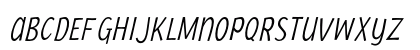 JacobyCondICG XLightItalic Uppercase Preview