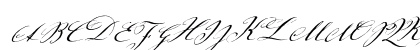 Johann Sparkling ITC Std Regular Uppercase Preview